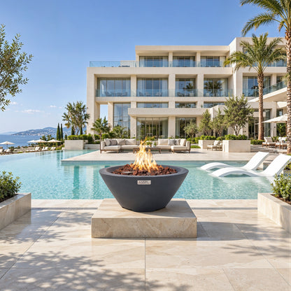 PORTLAND Pool Fire Bowl Only - Round (27"Dia. x 11")