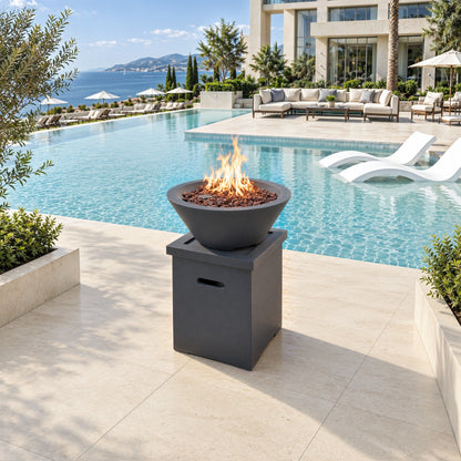 PORTLAND Pool Fire Bowl Only - Round (27"Dia. x 11")