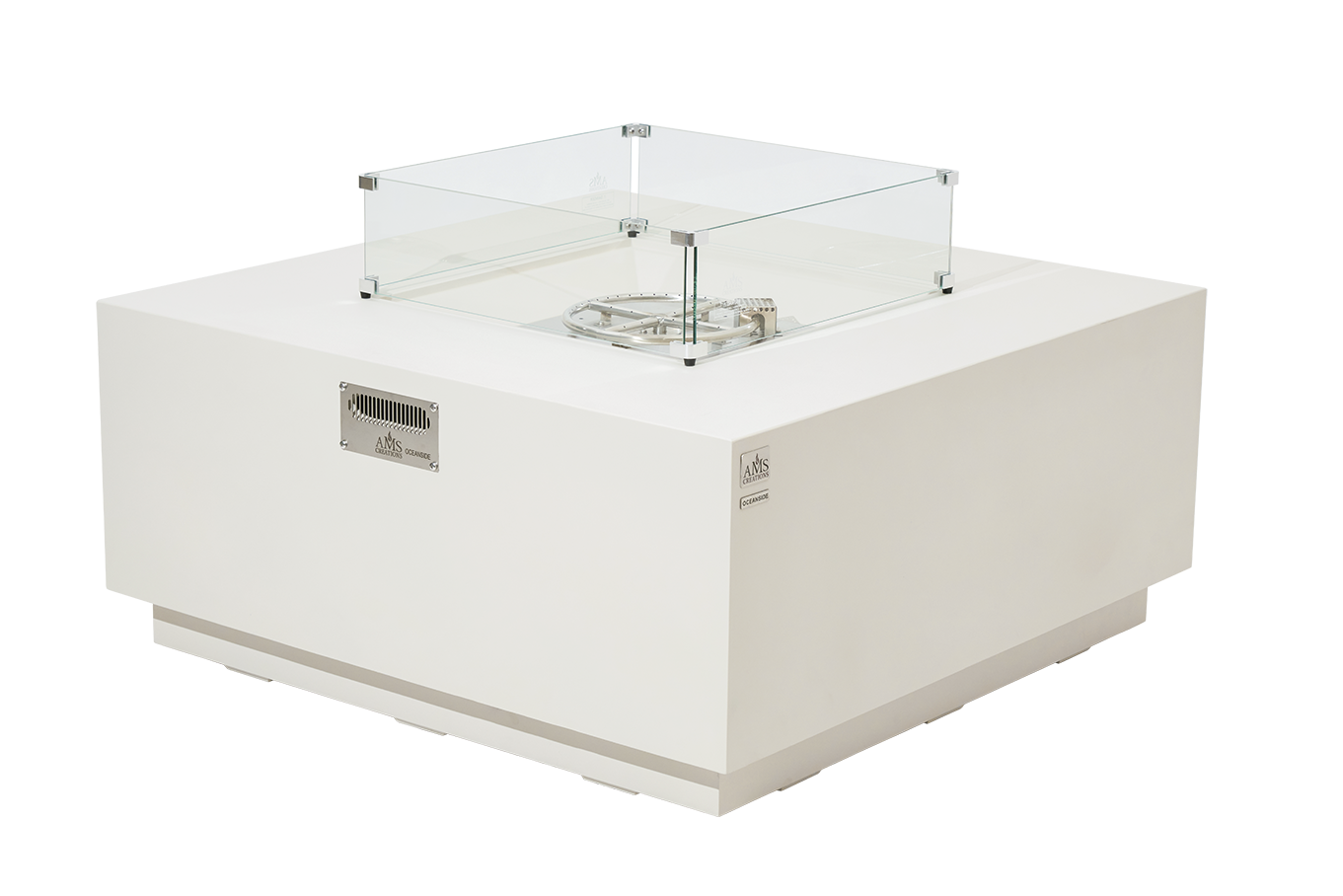 OCEANSIDE Fire Table - Square - Concealed Tank Storage