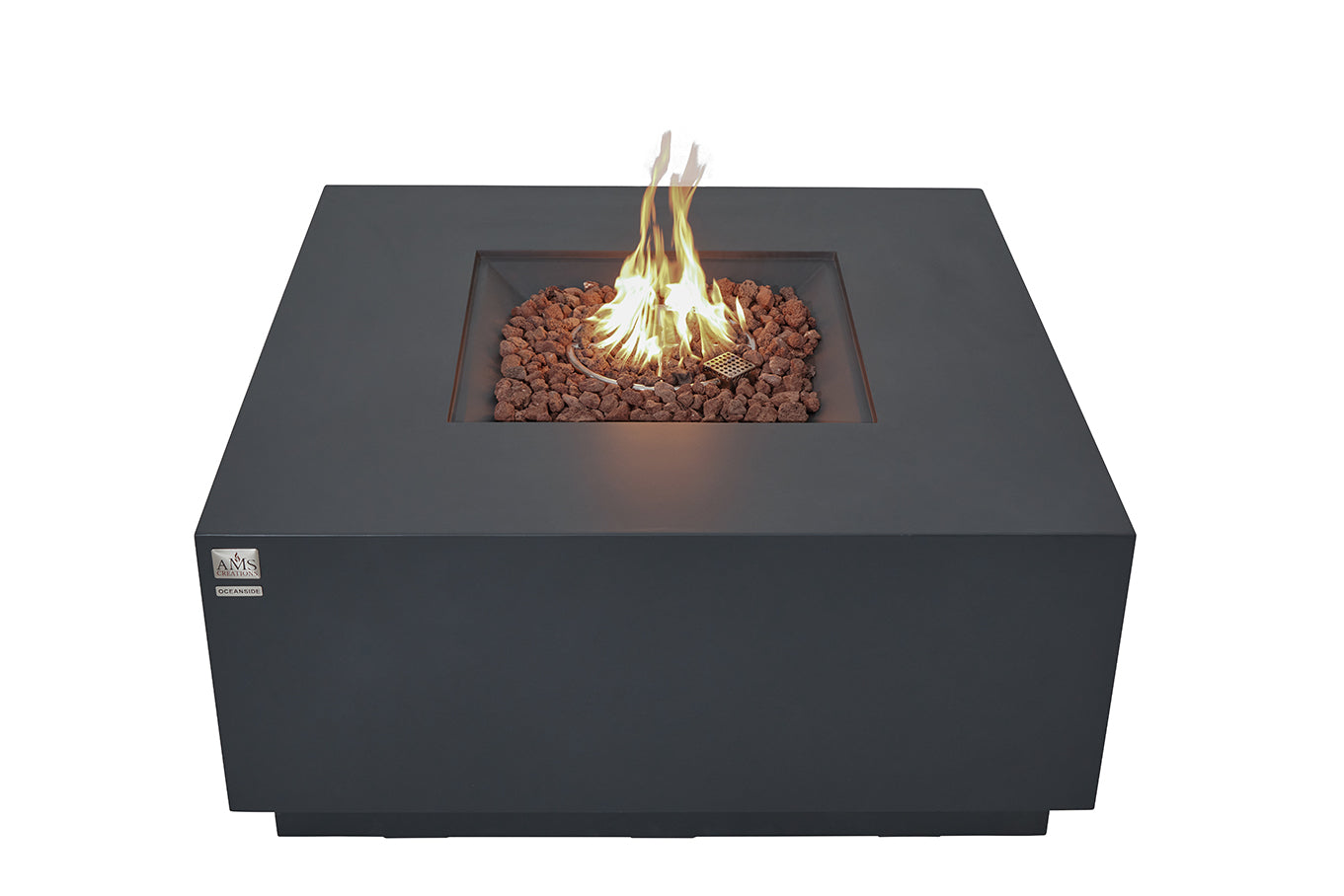 OCEANSIDE Fire Table - Square - Concealed Tank Storage