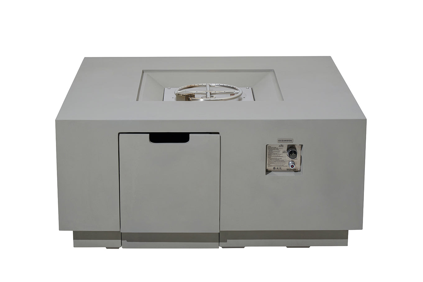 OCEANSIDE Fire Table - Square - Concealed Tank Storage