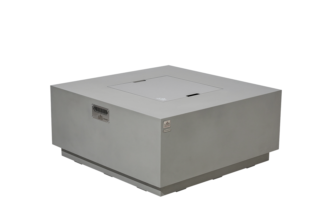 OCEANSIDE Fire Table - Square - Concealed Tank Storage