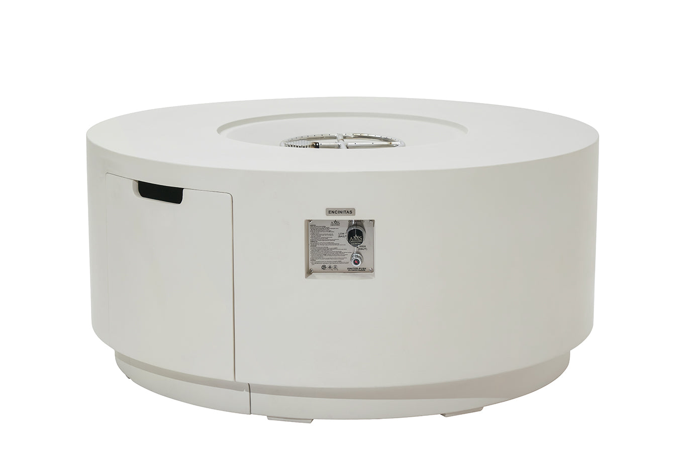 ENCINITAS  Fire Table - Round - Concealed Tank Storage