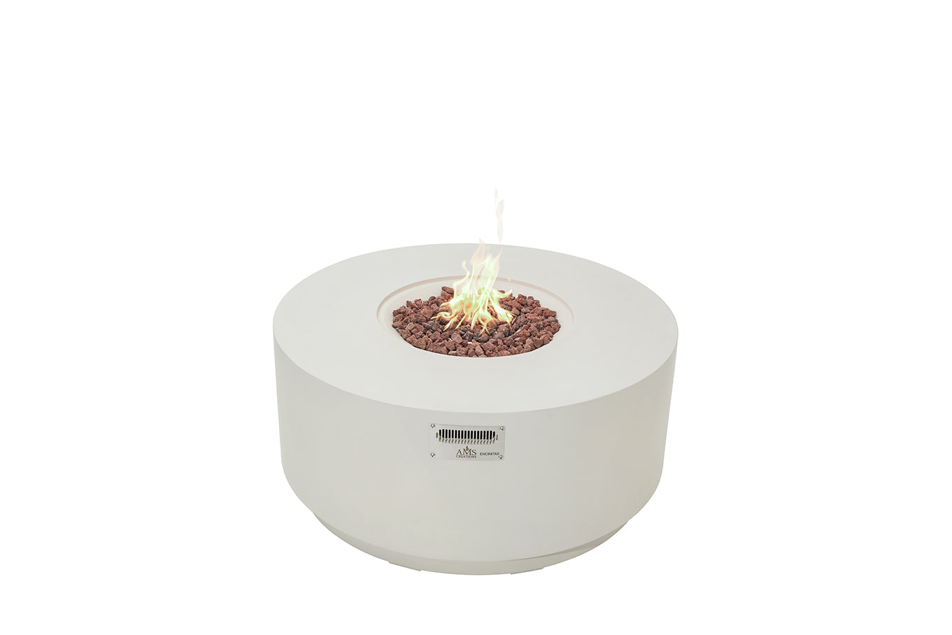 ENCINITAS  Fire Table - Round - Concealed Tank Storage