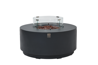ENCINITAS  Fire Table - Round - Concealed Tank Storage
