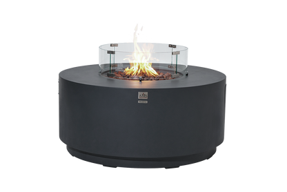 ENCINITAS  Fire Table - Round - Concealed Tank Storage