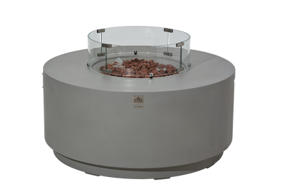 ENCINITAS  Fire Table - Round - Concealed Tank Storage