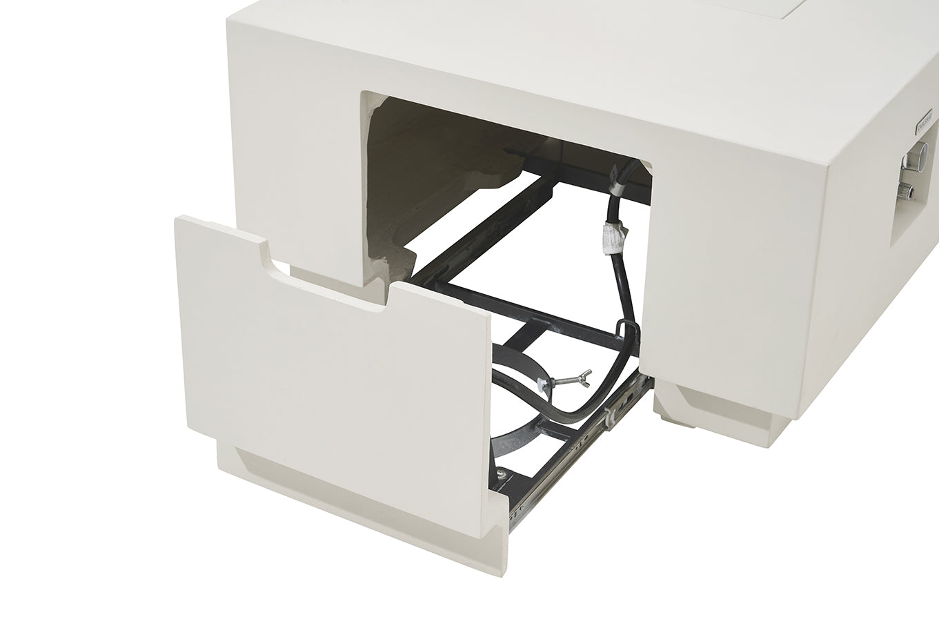 CARLSBAD Fire Table - Rectangular (66x32x17")- Concealed Tank Storage