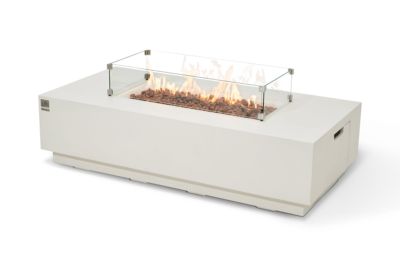 CARLSBAD Fire Table - Rectangular (66x32x17")- Concealed Tank Storage