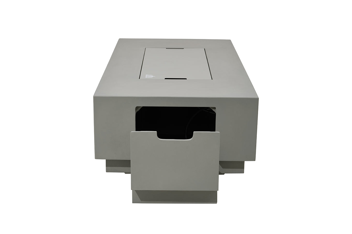 CARLSBAD Fire Table - Rectangular (66x32x17")- Concealed Tank Storage