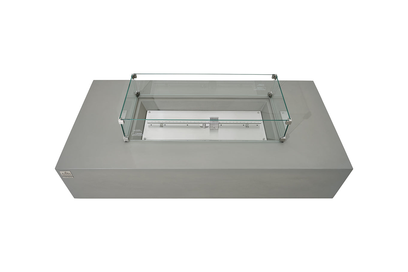 CARLSBAD Fire Table - Rectangular (66x32x17")- Concealed Tank Storage