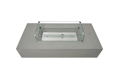 CARLSBAD Fire Table - Rectangular (66x32x17")- Concealed Tank Storage