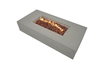 CARLSBAD Fire Table - Rectangular (66x32x17")- Concealed Tank Storage