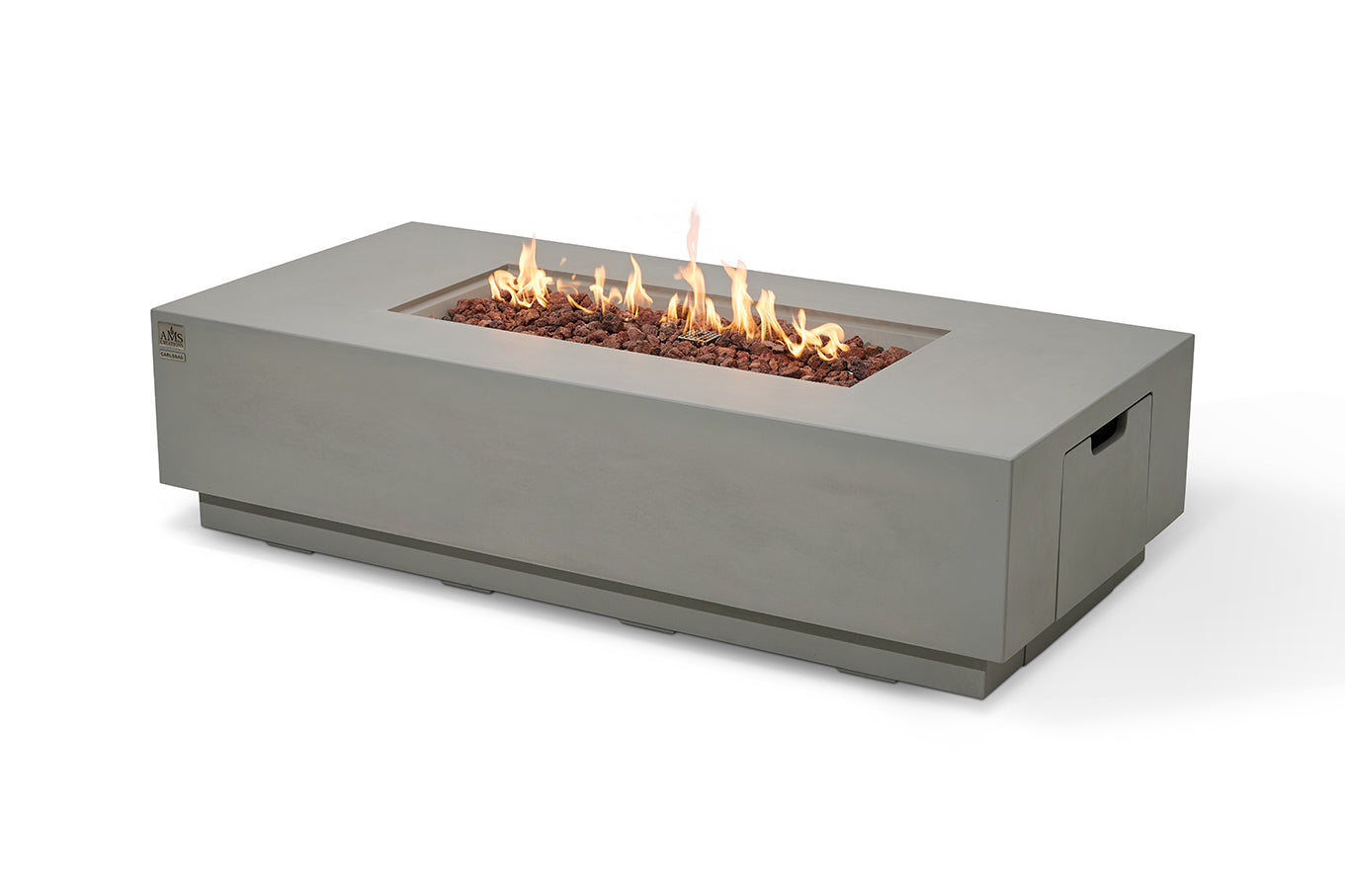 CARLSBAD Fire Table - Rectangular (66x32x17")- Concealed Tank Storage