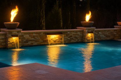 PORTLAND Pool Fire Bowl Only - Round (27"Dia. x 11")
