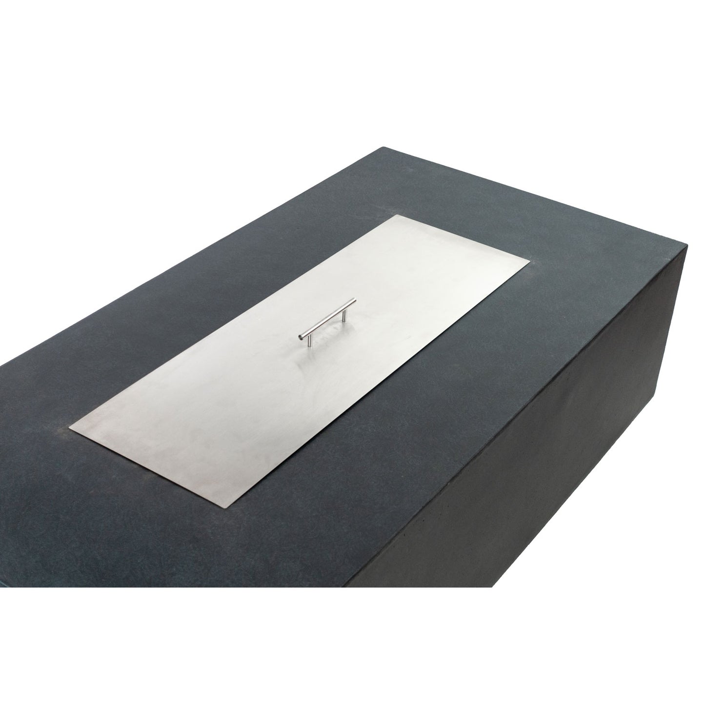Chelsea Gas Fire Pit Table - 55" Rectangle Concrete | AMS Creations