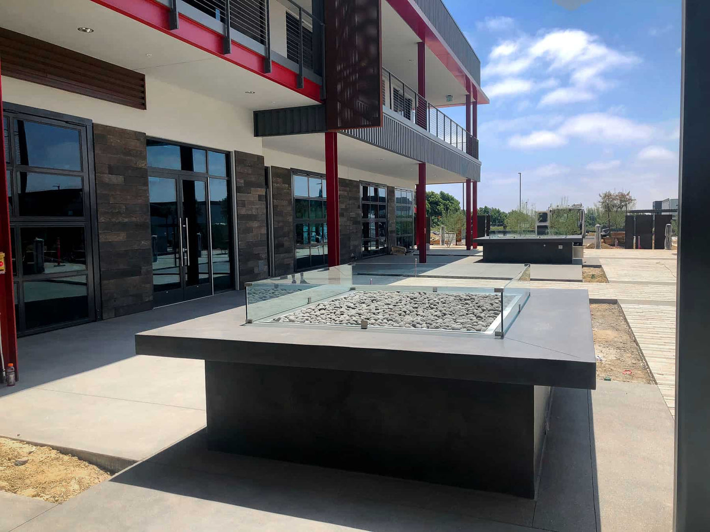 TFW Bressi Ranch Carlsbad Custom Fire Table by AMS Fireplace Inc.