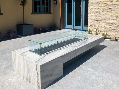 Del Mar Mesa Custom Fire Table by AMS Fireplace Inc.