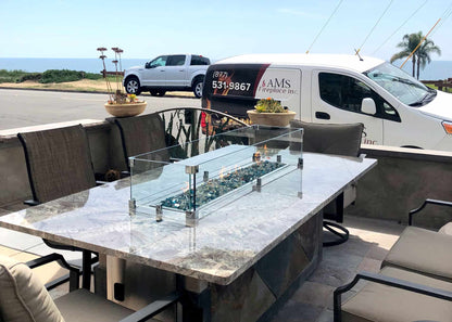 Custom Fire #2 Table by AMS Fireplace Inc.
