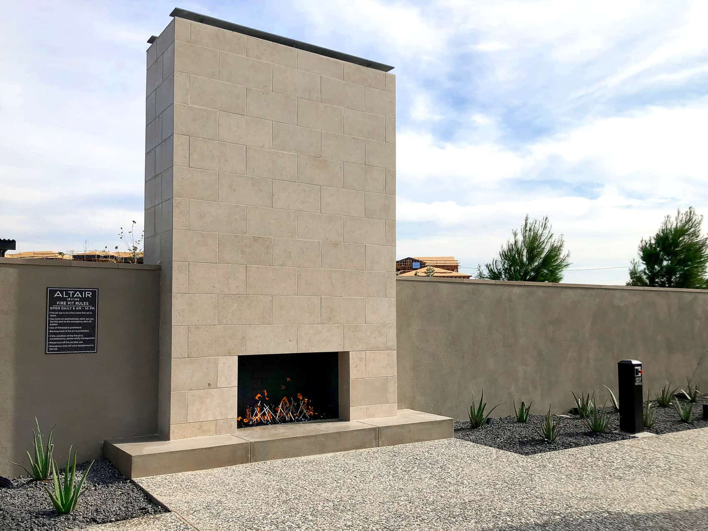 Grant Construction Irvine - Custom Fireplaces by AMS Fireplace Inc.