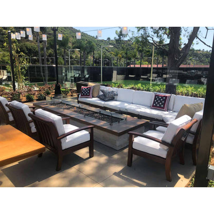 Fairbanks Ranch Country Club Custom Fire Table - Concrete Top Finish