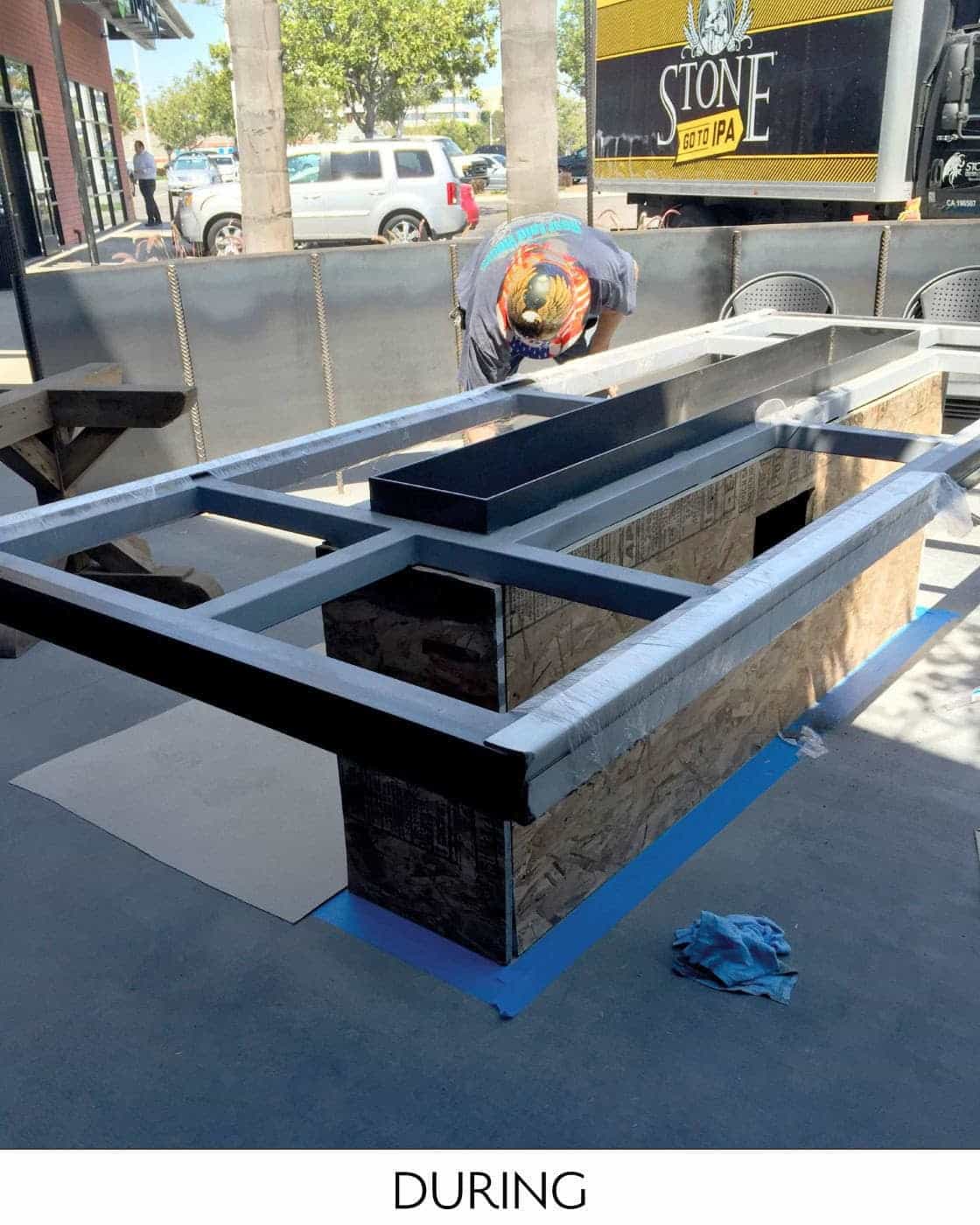 Custom Fire Table for Urban Plates