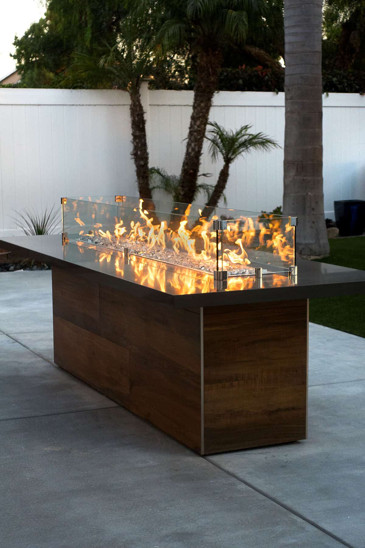 Custom Fire Table by AMS Fireplace Inc.