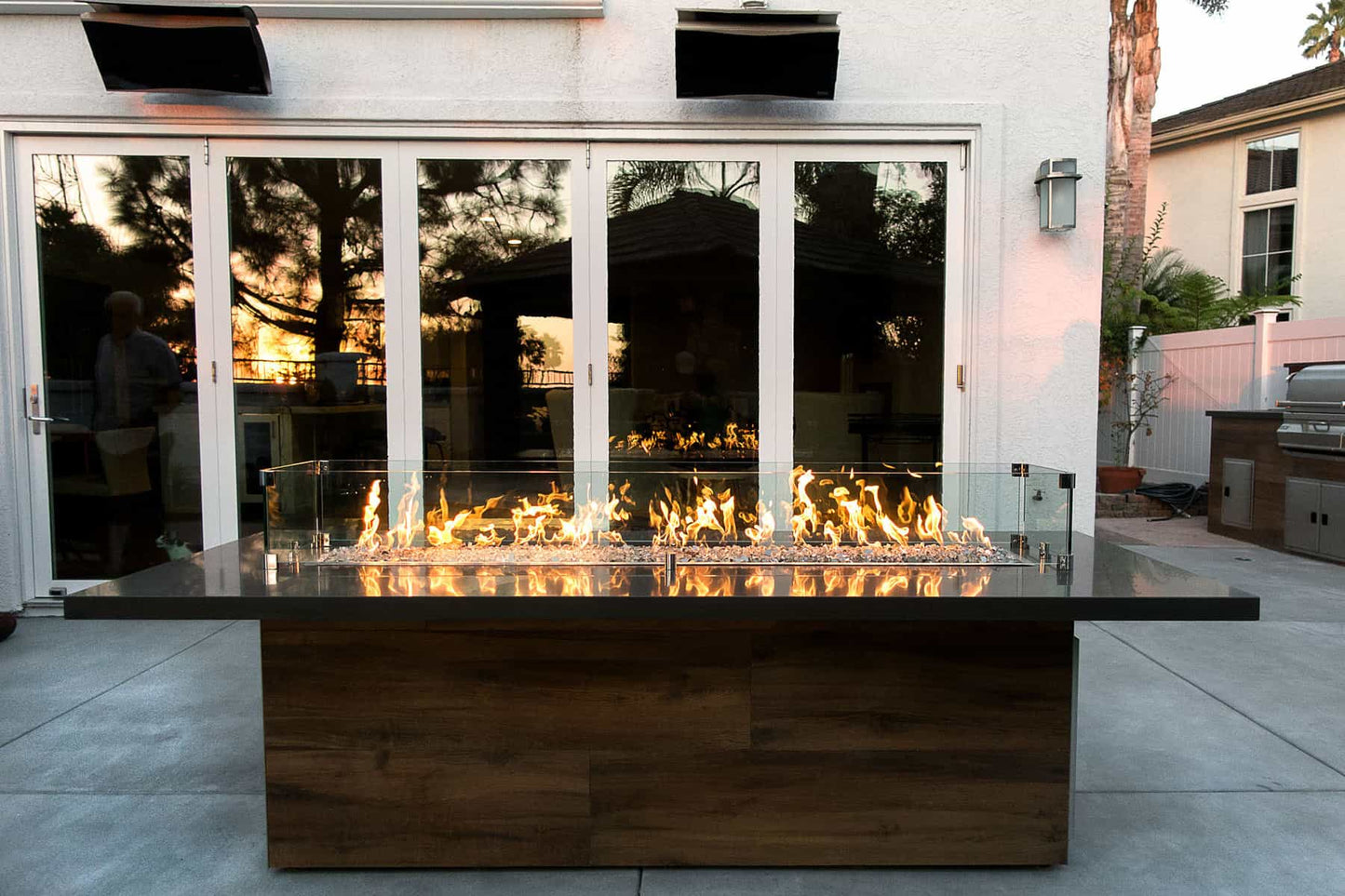 Custom Fire Table by AMS Fireplace Inc.