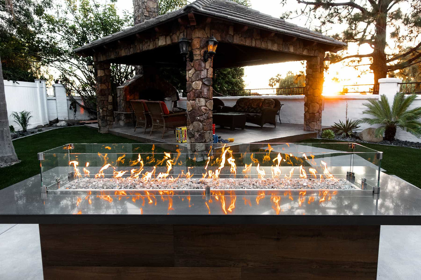 Custom Fire Table by AMS Fireplace Inc.