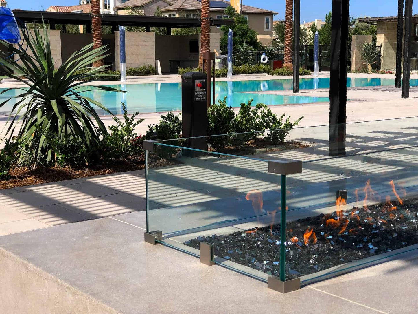 Grant Construction Irvine - Custom Fire Table by AMS Fireplace Inc.