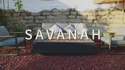 SAVANAH Fire Table - Rectangular (72x34x17")