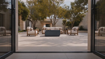 OCEANSIDE Fire Table - Square - Concealed Tank Storage