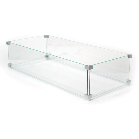 35" x 15" Rectangular Wind Guard | AMS Fireplace