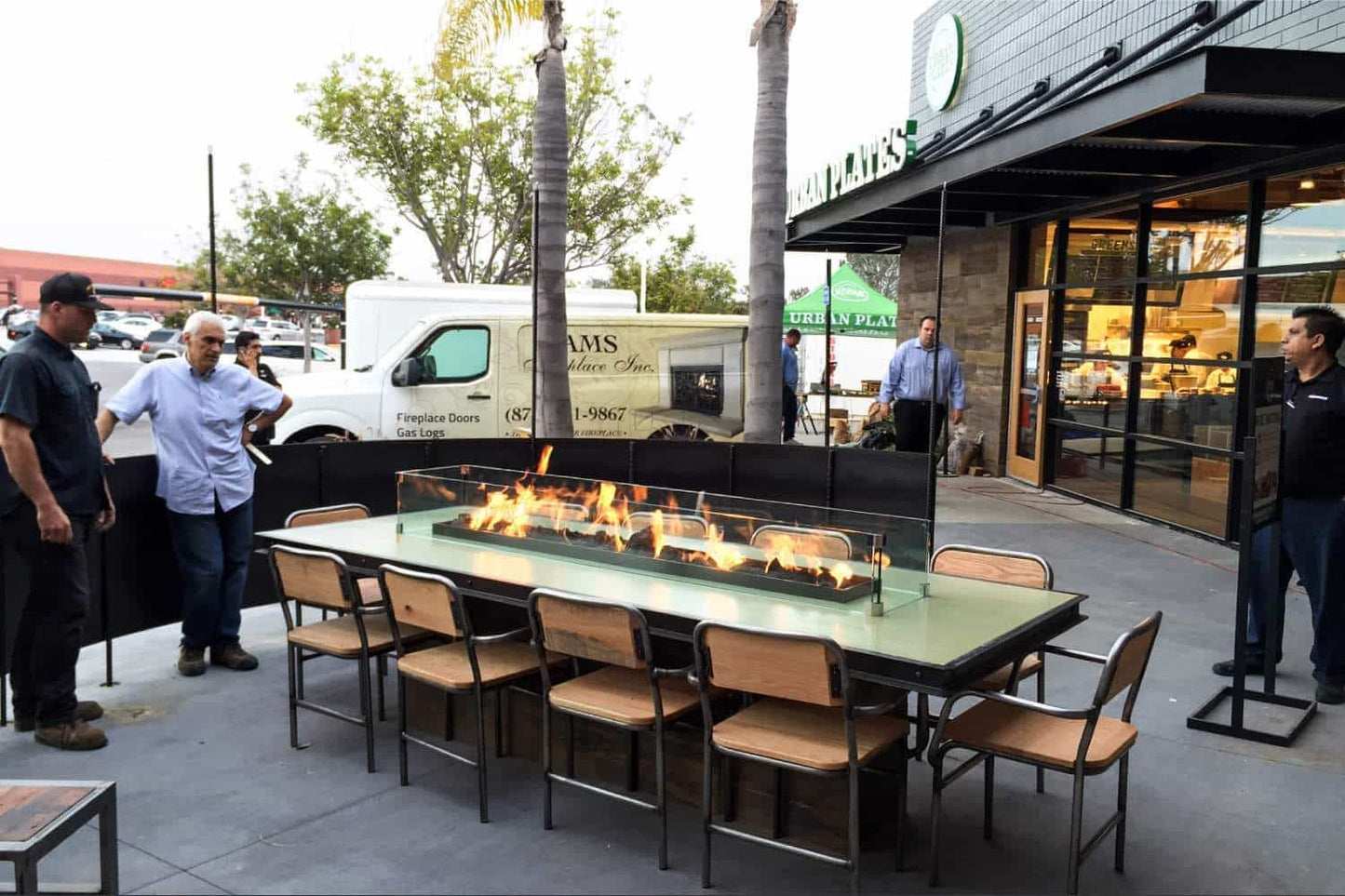Custom Fire Table for Urban Plates