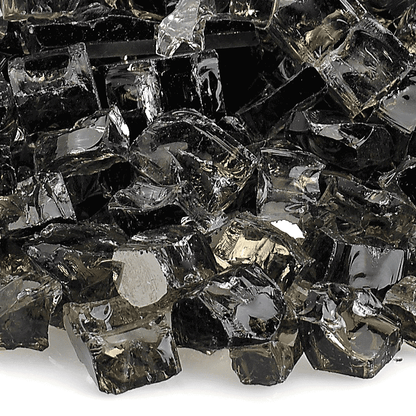 1/2" Bronze Reflective Fire Glass - 10lbs | AMS Fireplace
