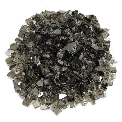 1/2" Bronze Reflective Fire Glass - 10lbs | AMS Fireplace
