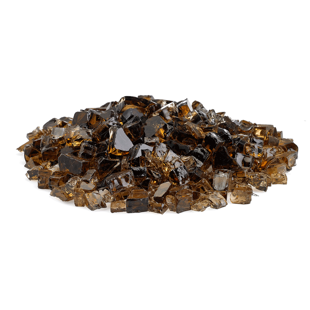 1/2" Copper Classic Fire Glass - 10lbs | AMS Fireplace