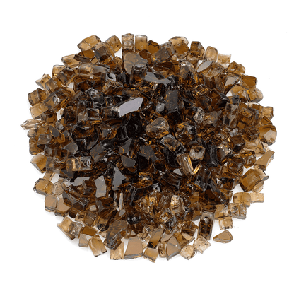1/2" Copper Classic Fire Glass - 10lbs | AMS Fireplace