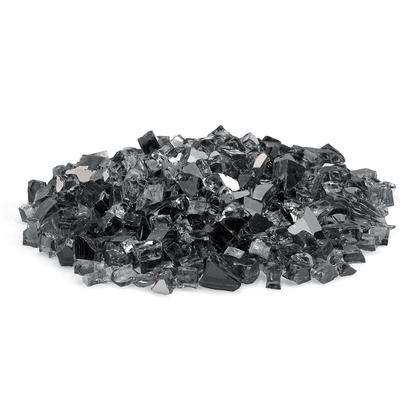 1/2" Gray Reflective Fire Glass - 10lbs | AMS Fireplace